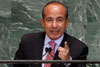 Calderón asks the UN to review ban on drugs